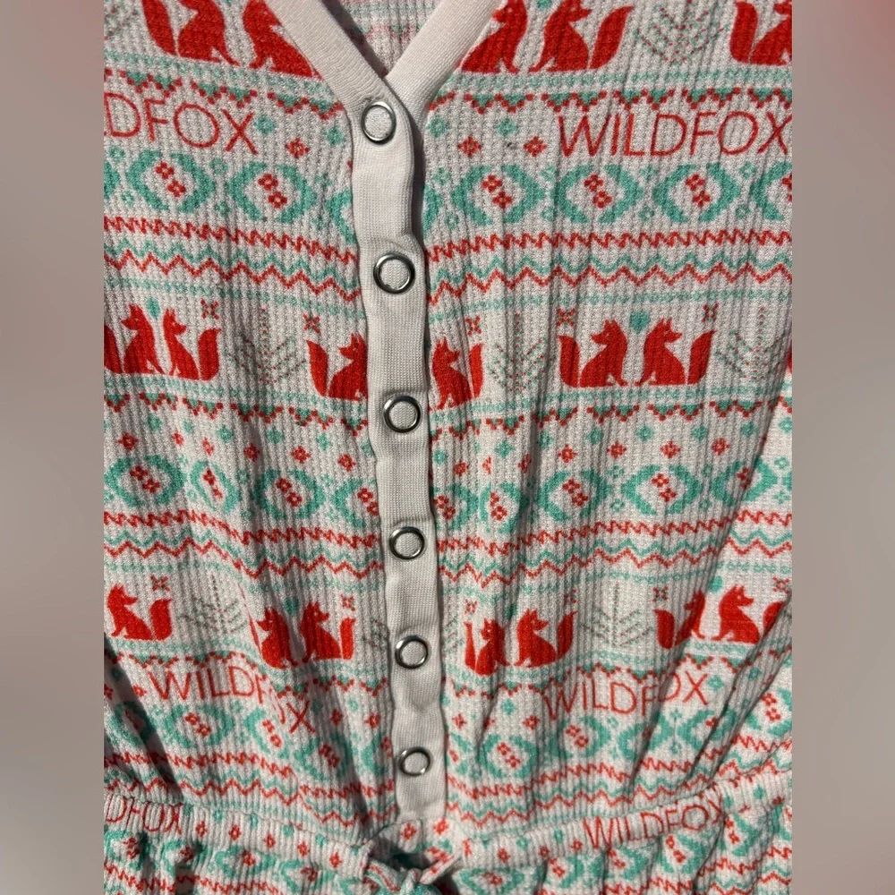 Wildfox Intimates Thermal Romper Pajamas XS